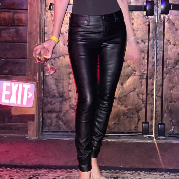 BLANKNYC FAUX LEATHER PANTS (size 27) - Picture 1 of 6
